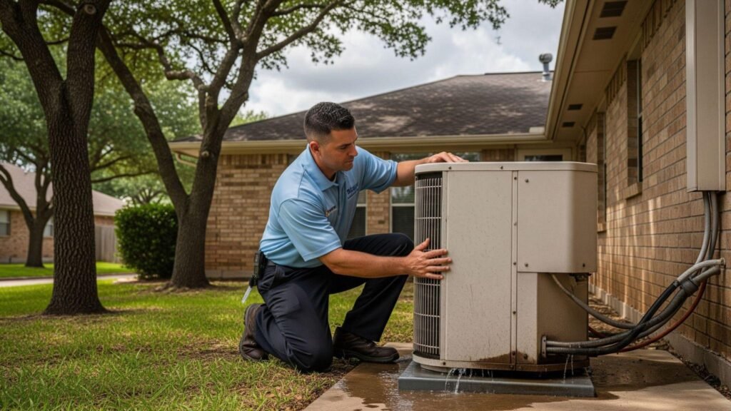 AC Leaks Water
