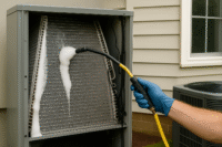 AC coil cleaning
